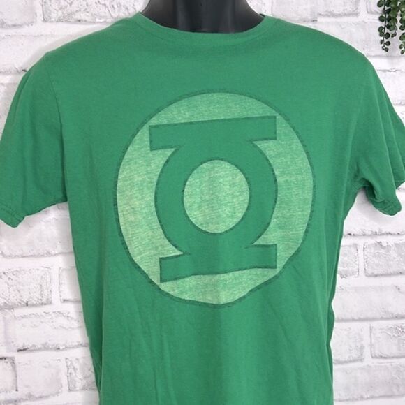 DC Marvel Comics Green Lantern Symbol Distressed T-Shirt Shirt Tee Size Medium - Picture 4 of 6